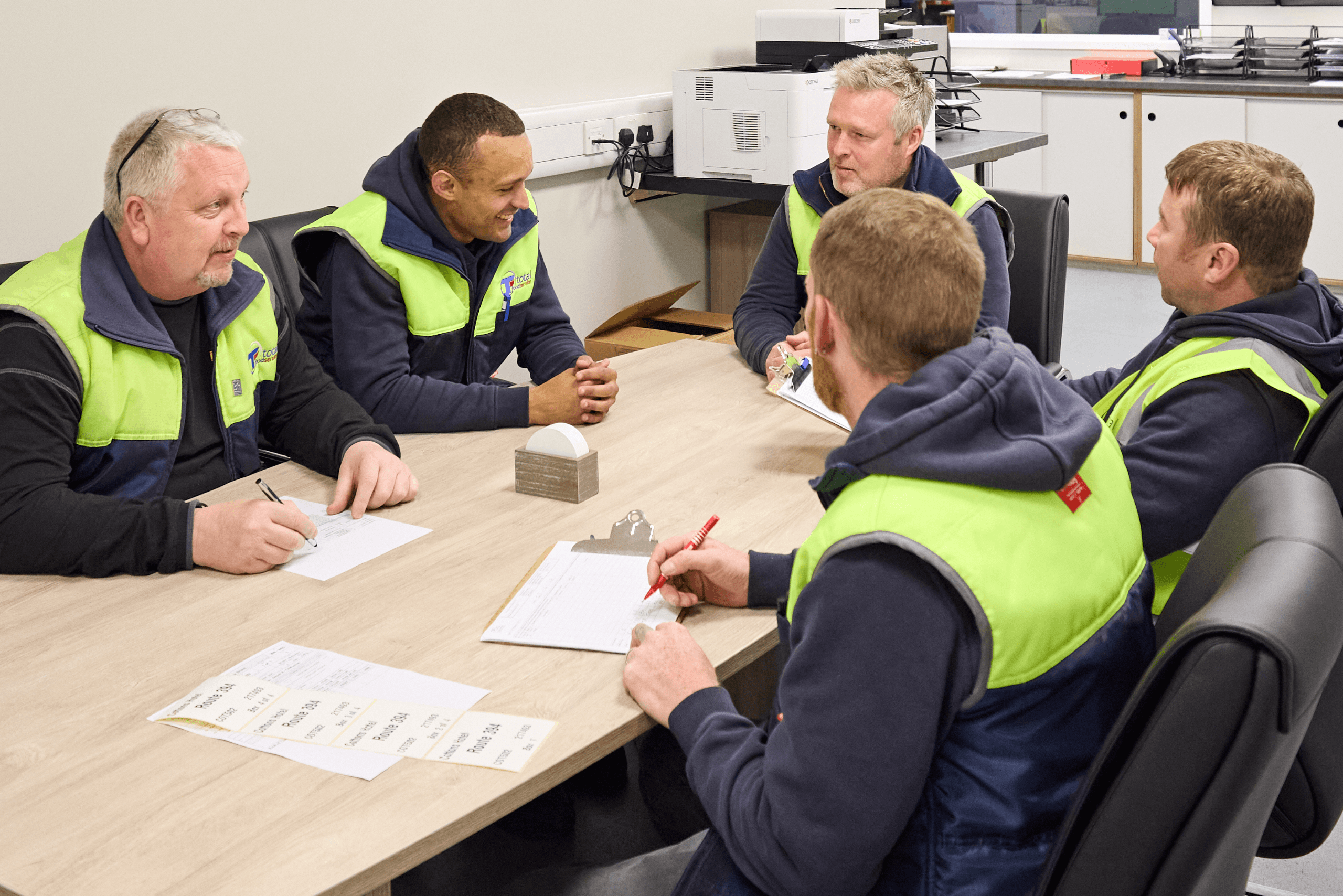 Total Foodservice team in a training session
