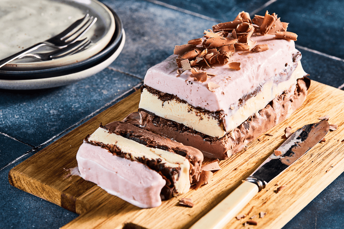 Recipe: Ice Cream Neopolitan Terrine
