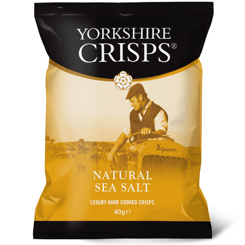Halal Code List Yorkshire Crisps Natural Sea Salt 40g (24 Pack) – Perfect for Catering ...
