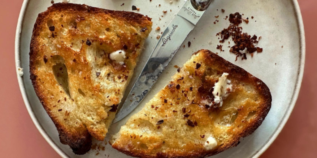 Less is More - simple buttery toast