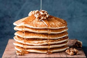 Nutella Filled Pancakes