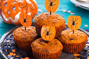 Spooky Pumpkin Muffins