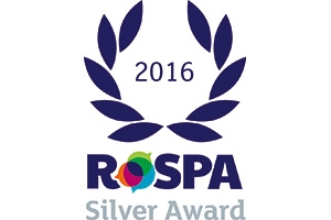 Silver RoSPA award winners for the third time